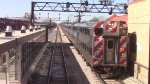 Electric Metra commuter train